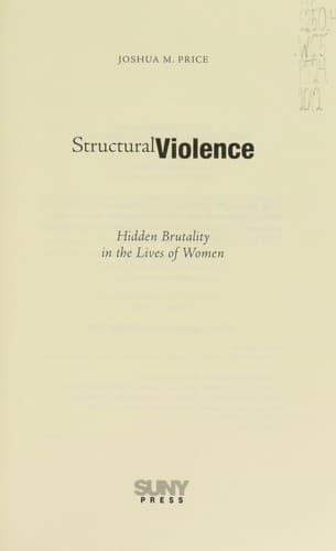 Tapa de Structural violence