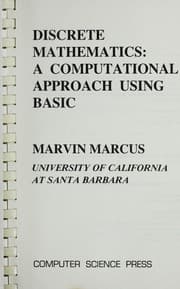 Tapa de Discrete mathematics