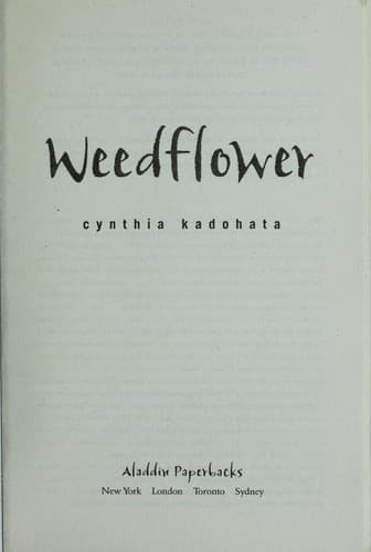 Tapa de Weedflower