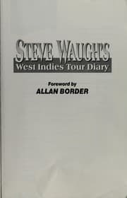 Tapa de Steve Waugh's West Indies tour diary