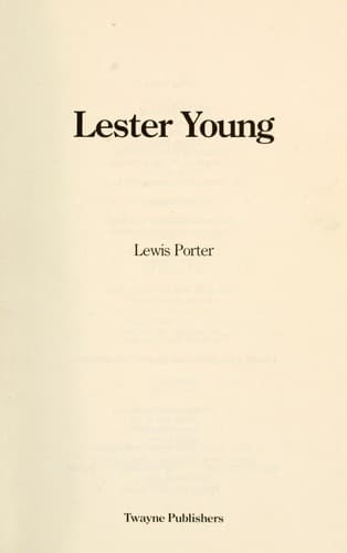 Tapa de Lester Young