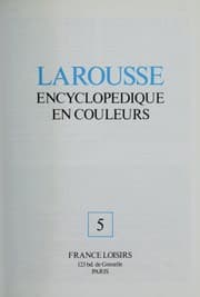 Tapa de Larousse encyclope dique en couleurs