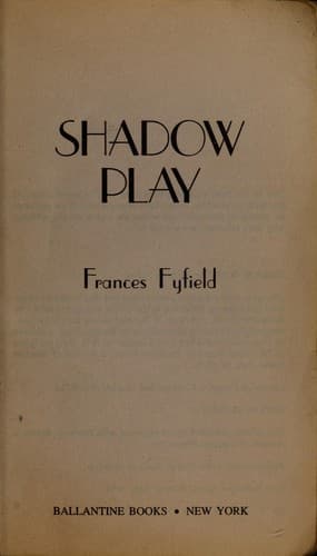 Tapa de Shadow play