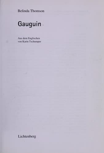 Tapa de Gauguin