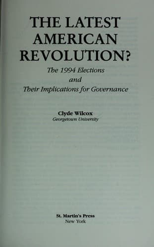 Tapa de The latest American Revolution?