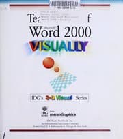 Tapa de Teach yourself Microsoft Word 2000 visually