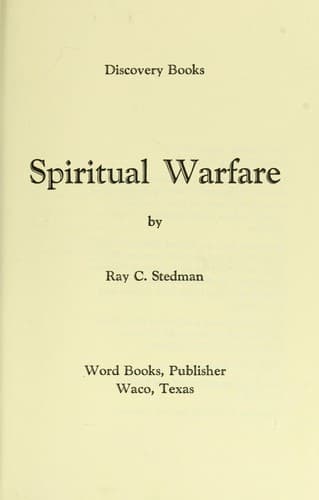 Tapa de Spiritual Warfare