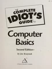 Tapa de The complete idiot's guide to computer basics