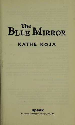 Tapa de The blue mirror