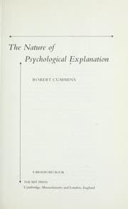 Tapa de The nature of psychological explanation