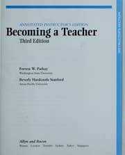 Tapa de Becoming a teacher