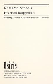 Tapa de Research schools