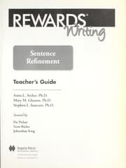 Tapa de Rewards writing