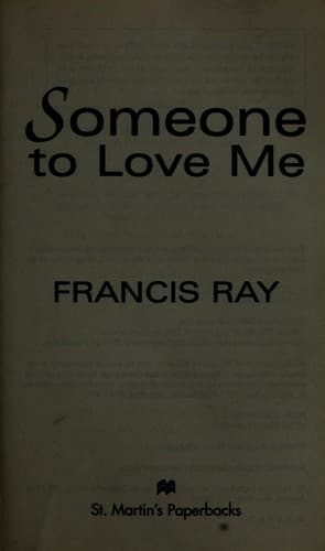 Tapa de Someone to love me