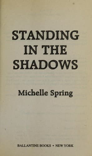 Tapa de Standing in the shadows