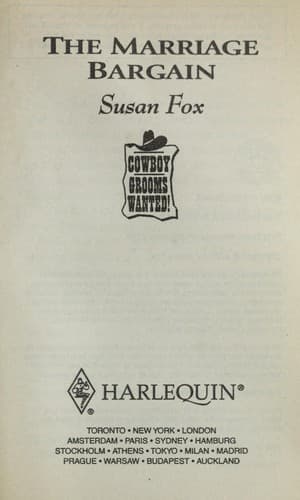 Tapa de The marriage bargain