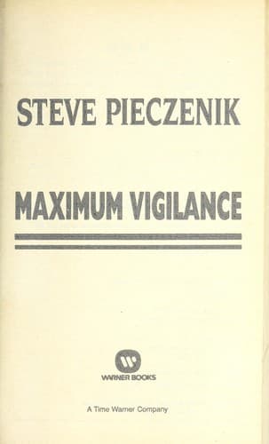 Tapa de Maximum vigilance