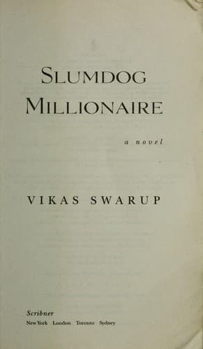 Tapa de Slumdog millionaire