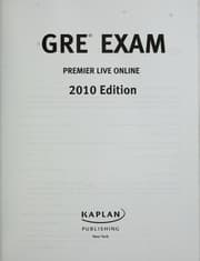 Tapa de GRE exam