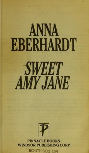 Tapa de Sweet Amy Jane