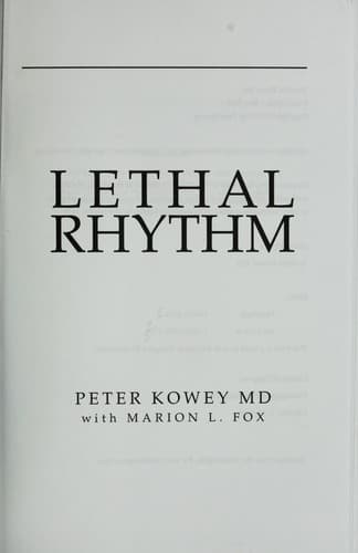Tapa de Lethal rhythm