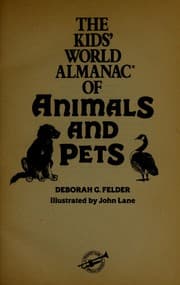 Tapa de The kids' world almanac of animals and pets
