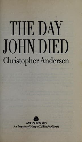 Tapa de The day John died