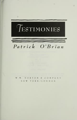 Tapa de Testimonies