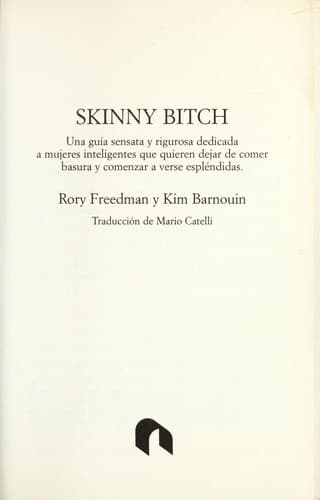 Tapa de Skinny bitch