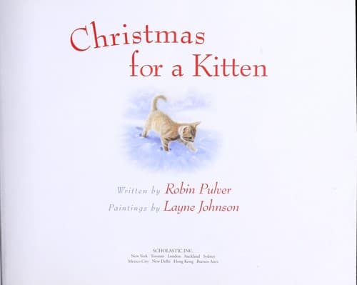Tapa de Christmas for a kitten