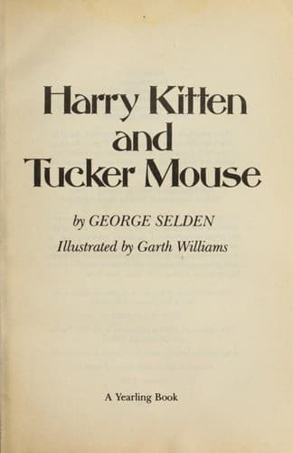 Tapa de Harry Kitten and Tucker Mouse