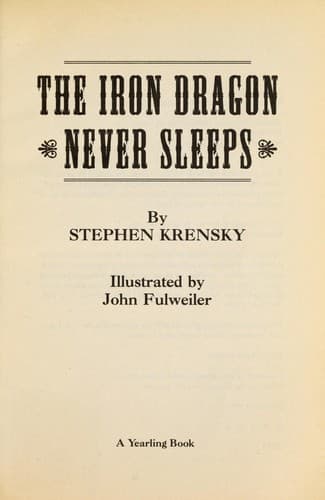 Tapa de The iron dragon never sleeps