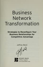 Tapa de Business network transformation