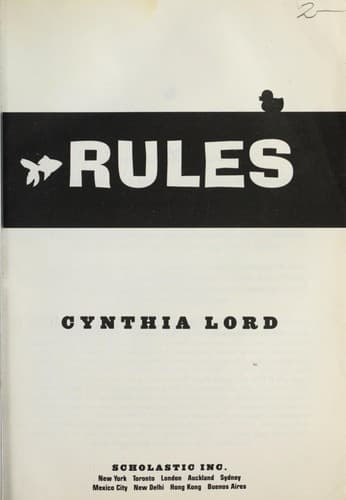 Tapa de Rules