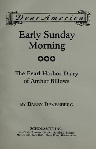 Tapa de Early Sunday morning