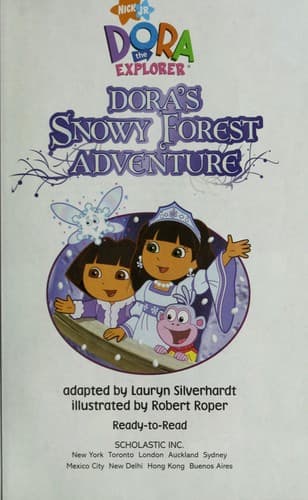 Tapa de Dora's snowy forest adventure