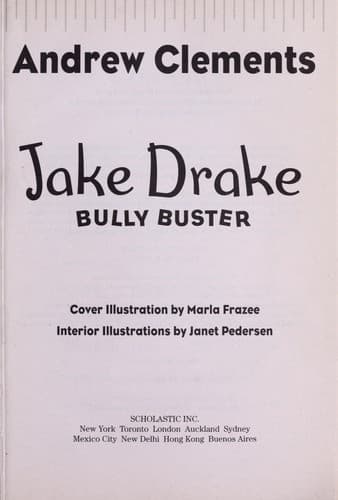 Tapa de Jake Drake, bully buster