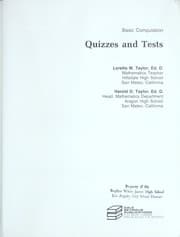 Tapa de Quizzes and Tests (Basic Computational)