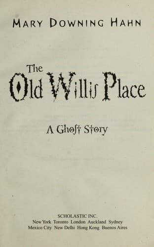 Tapa de The old Willis place