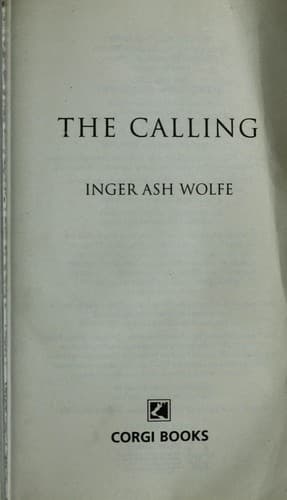 Tapa de The calling