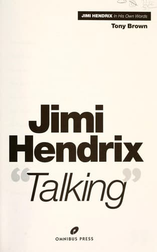 Tapa de Jimi Hendrix "talking"