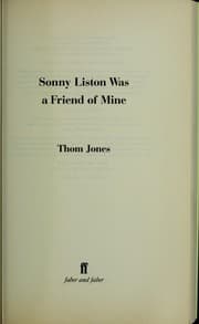 Tapa de Sonny Liston was a friend of mine