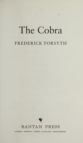 Tapa de The cobra