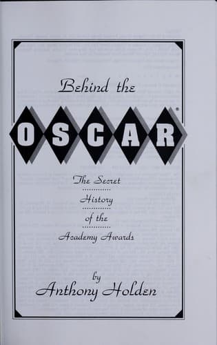 Tapa de Behind the Oscar