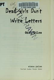 Tapa de Dead girls don't write letters