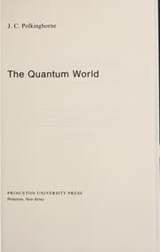 Tapa de The Quantum world