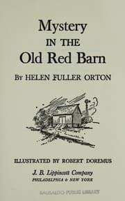Tapa de Mystery in the old red barn