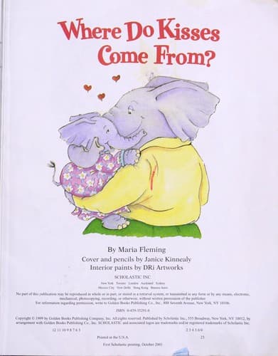 Tapa de Where do kisses come from?