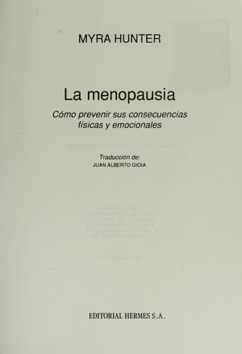 Tapa de La Menopausia