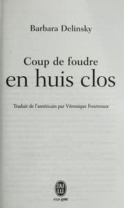 Tapa de Coup de foudre en huis clos